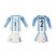 Argentina #2 Maydana Home Long Sleeves Kid Soccer Country Jersey