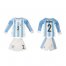 Argentina #2 Maydana Home Long Sleeves Kid Soccer Country Jersey