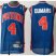 Detroit Pistons 4 Joe Dumars Blue Throwback NBA Jerseys Cheap