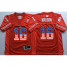Wisconsin Badgers #16 Russell Wilson Red USA Flag College Jersey