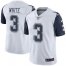Nike Dallas Cowboys #3 Mike White White Mens Stitched NFL Limited Rush Jersey