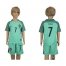Portugal #7 Figo Away Kid Soccer Country Jersey