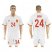 Spain #24 Caspar Away Soccer Country Jersey