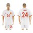 Spain #24 Caspar Away Soccer Country Jersey