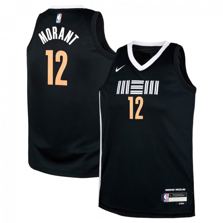 Ja Morant Memphis Grizzlies Nike Youth 2023/24 Swingman Replica Jersey – City Edition – Black Ja Morant Memphis Grizzlies Nike Youth 2023/24 Swingman Replica Jersey – City Edition – Black