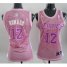 Cheap Women Los Angeles Lakers 12# Dwight Howard Pink NBA Jersey