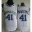 Dallas Mavericks 41 Dirk Nowitzki White Hardwood Classics Revolution 30 NBA Jerseys Cheap