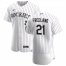 Colorado Rockies #21 Kyle Freeland Mens Nike White Home 2020 Authentic Player MLB Jersey