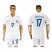 England #17 Henderson Home Soccer Country Jersey
