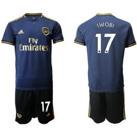 Arsenal #17 Iwobi Away Soccer Club Jersey