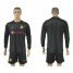 Dortmund Blank Black Long Sleeves Goalkeeper Soccer Club Jersey