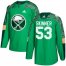 Adidas Buffalo Sabres #53 Jeff Skinner adidas Green St. Patricks Day Authentic Practice Stitched NHL Jersey