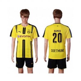 Dortmund #20 Ramos Home Soccer Club Jersey