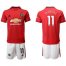 Manchester United #11 Martial Red Home Soccer Club Jersey