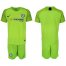 Chelsea Blank Shiny Green Goalkeeper Soccer Club Jersey