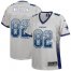 Nike Dallas Cowboys #82 Jason Witten Grey Womens Stitched NFL Elite Drift Fashion Jersey