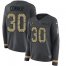 Nike Pittsburgh Steelers #30 James Conner Anthracite Salute to Service Womens Stitched NFL Limited Therma Long Sleeve Jersey