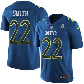 Nike Minnesota Vikings #22 Harrison Smith Navy Youth Stitched NFL Limited NFC 2017 Pro Bowl Jersey