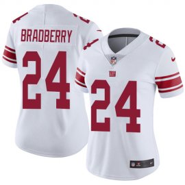 Nike New York Giants #24 James Bradberry White Womens Stitched NFL Vapor Untouchable Limited Jersey