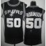 San Antonio Spurs #50 David Robinson Black Throwback Revolution 30 NBA Basketball Jerseys Cheap