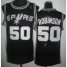 San Antonio Spurs #50 David Robinson Black Throwback Revolution 30 NBA Basketball Jerseys Cheap