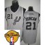 San Antonio Spurs 21 Tim Duncan Grey Revolution 30 2013 Finals Patch NBA Jerseys Cheap