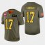 Kansas City Chiefs #17 Mecole Hardman Mens Nike Olive Gold 2019 Salute to Service Limited NFL 100 Jersey