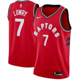 Mens Nike Toronto Raptors #7 Kyle Lowry Red NBA Swingman Jersey