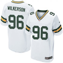Nike Green Bay Packers #96 Muhammad Wilkerson White Mens Stitched NFL Elite Jersey