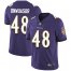 Nike Baltimore Ravens #48 Patrick Onwuasor Purple Team Color Mens Stitched NFL Vapor Untouchable Limited Jersey