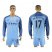 Manchester City #17 De Bruyne Home Long Sleeves Soccer Club Jersey