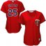Minnesota Twins #25 Byron Buxton Red Alternate Womens Stitched MLB Jersey