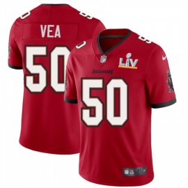 Tampa Bay Buccaneers #50 Vita Vea Mens Super Bowl LV Bound Nike Red Vapor Limited Jersey
