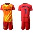 Barcelona #1 Ter Stegen Light Blue Goalkeeper Soccer Club Jersey
