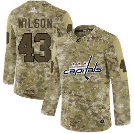 Adidas Washington Capitals #43 Tom Wilson Camo Authentic Stitched NHL Jersey