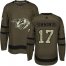 Adidas Nashville Predators #17 Wayne Simmonds Green Salute To Service Stitched NHL Jersey
