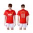 Manchester United #11 Januzaj Red Home Soccer Club Jersey