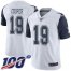 Nike Dallas Cowboys #19 Amari Cooper White Mens Stitched NFL Limited Rush 100th Season Jersey