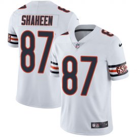 Nike Chicago Bears #87 Adam Shaheen White Mens Stitched NFL Vapor Untouchable Limited Jersey
