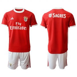 Benfica Blank Home Soccer Club Jersey