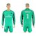 Paris Saint-Germain #1 Douchez Green Goalkeeper Long Sleeves Soccer Club Jersey