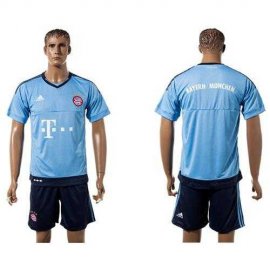 Bayern Munchen Blank Light Blue Goalkeeper Soccer Club Jersey