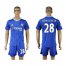 Chelsea #28 Azpilicueta Home Soccer Club Jersey