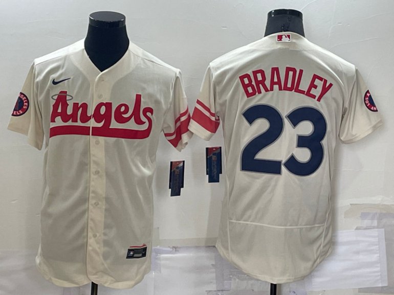 Angels 23 Archie Bradley Cream Nike 2022 City Connect Flexbase Jerseys Angels 23 Archie Bradley Cream Nike 2022 City Connect Flexbase Jerseys