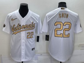 Nationals 22 Juan Soto White Nike 2022 MLB All Star Cool Base Jerseys