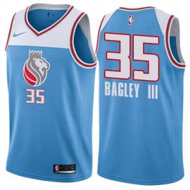 Mens Nike Sacramento Kings #35 Marvin Bagley III Blue NBA Swingman City Edition Jersey