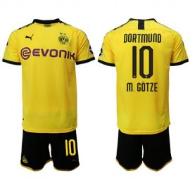 Dortmund #10 M.Gotze Home Soccer Club Jersey