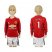 Manchester United #1 De Gea Home Long Sleeves Kid Soccer Club Jersey
