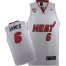 Miami Heat 6 LeBron James White Mesh 2012 Fianls NBA Jerseys Cheap