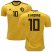 Belgium #10 E.Hazard Away Kid Soccer Country Jersey